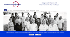 Desktop Screenshot of nierenzentrum-bernau.de